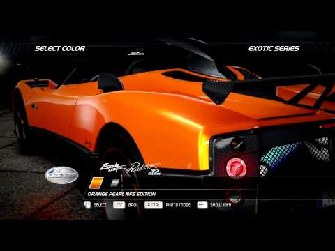 Thumbnail for NFS Hot Pursuit - Presenting Pagani Zonda Cinque Roadster NFS Edition - Exotic Series by Pagani Zonda Cinque Roadster