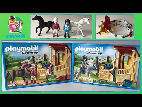 Unboxing Playmobil Country Horse Stable Playsets