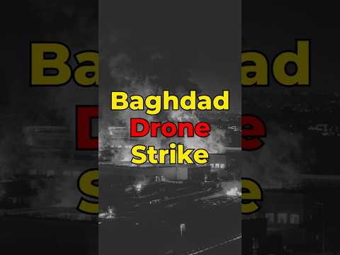 Massive Fire Erupts After Baghdad Drone Attack