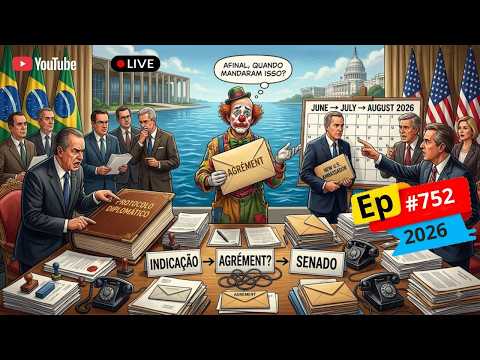 EP#752 - A CONFUSÃO DO EMBAIXADOR AMERICANO E OUTRAS NOTÍCIAS