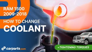 How to change the Coolant 2009-2018 Dodge RAM 1500 ❄️
