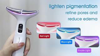 Beautyronics - USB Rechargeable Microcurrent Light Therapy Face Massager
