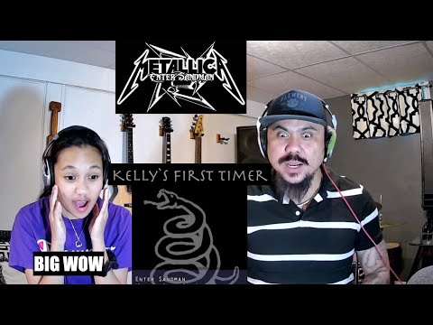 METALLICA ENTER SANDMAN (DAUGHTERS FIRST TIME REACTION)