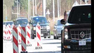preview picture of video 'President Obama arrives in The Hague'