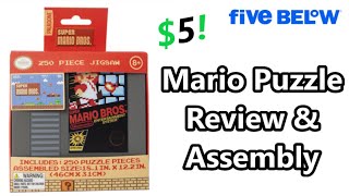 $5 Super Mario Bros NES Puzzle From Five Below Review & Assembly