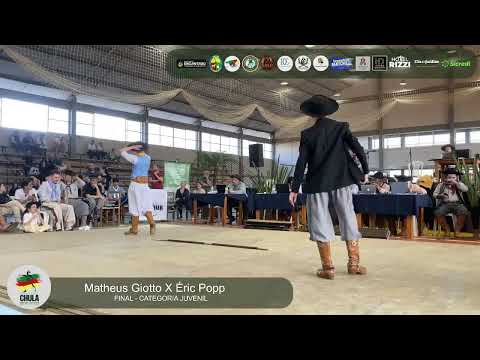 Chula Juvenil | Matheus Guiotto X Éric Popp | 1º Festival Nacional de Chula de Encantado