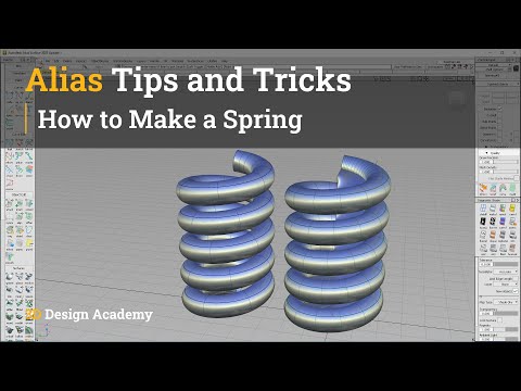 Alias Tips and Tricks 18 - How to Make a Spring
