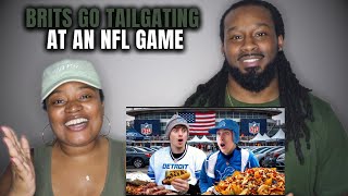 The Demouchets REACT Jolly: Two Brits go Tailgating at an NFL game