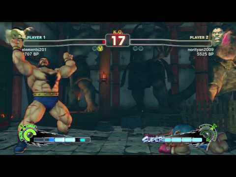 SSF4 Zangief (elements201) vs Balrog (norityan2009)
