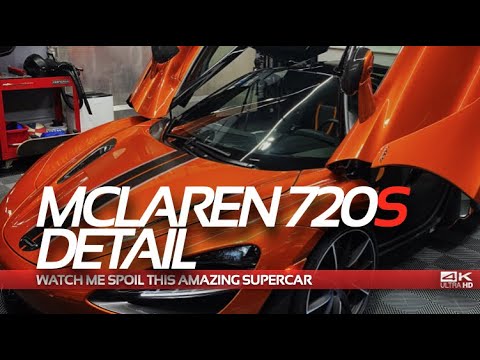 DETAILING A MCLAREN | I spent my weekend spoiling this stunning Mclaren 720S in Azores Orange