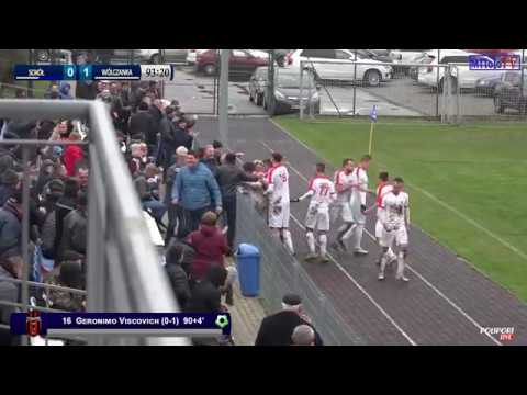 Bramka Geronimo Viscovicha dająca zwycięstwo Wólczance [2018-10-28]
