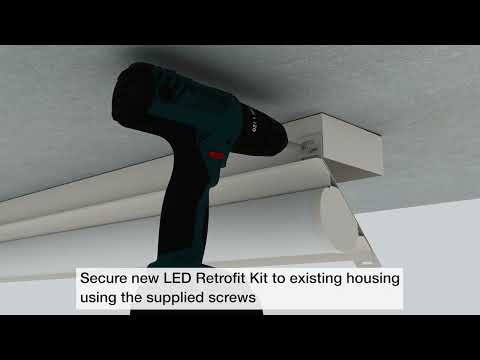 LED Strip Retrofit Kits Installation
