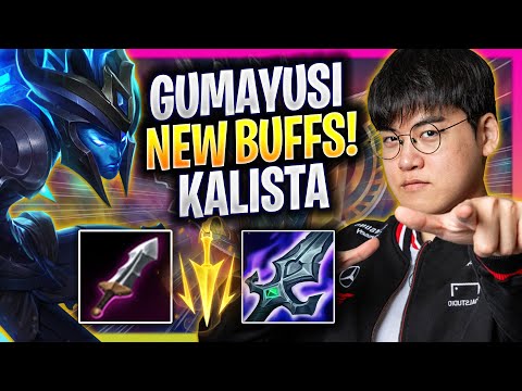 GUMAYUSI TRIES KALISTA WITH NEW BUFFS! - T1 Gumayusi Plays Kalista ADC vs Lucian! | Season 2025
