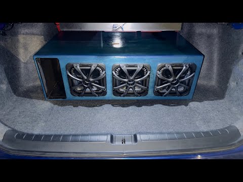 Timothy B. Williams MBEnclosure Triple @KICKERAudio Solobaric 8’s w/ @FiveStarCarStereoInc Install!!