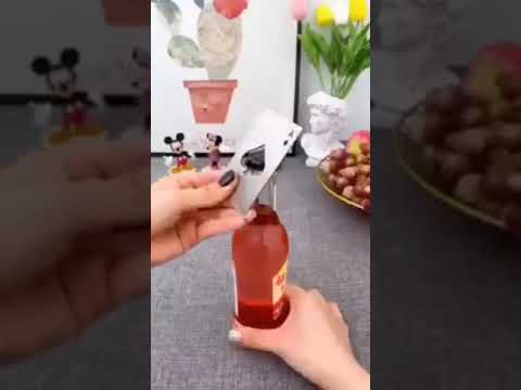 Abridor De Garrafa Aço Inox Formato Carta De Baralho