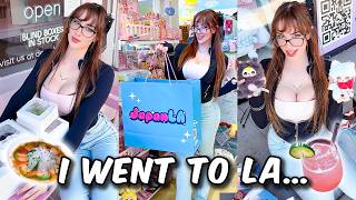 LA VLOG: DecoDeco shop, blind boxes, japan LA, girl dinner, pokemon card unpacking