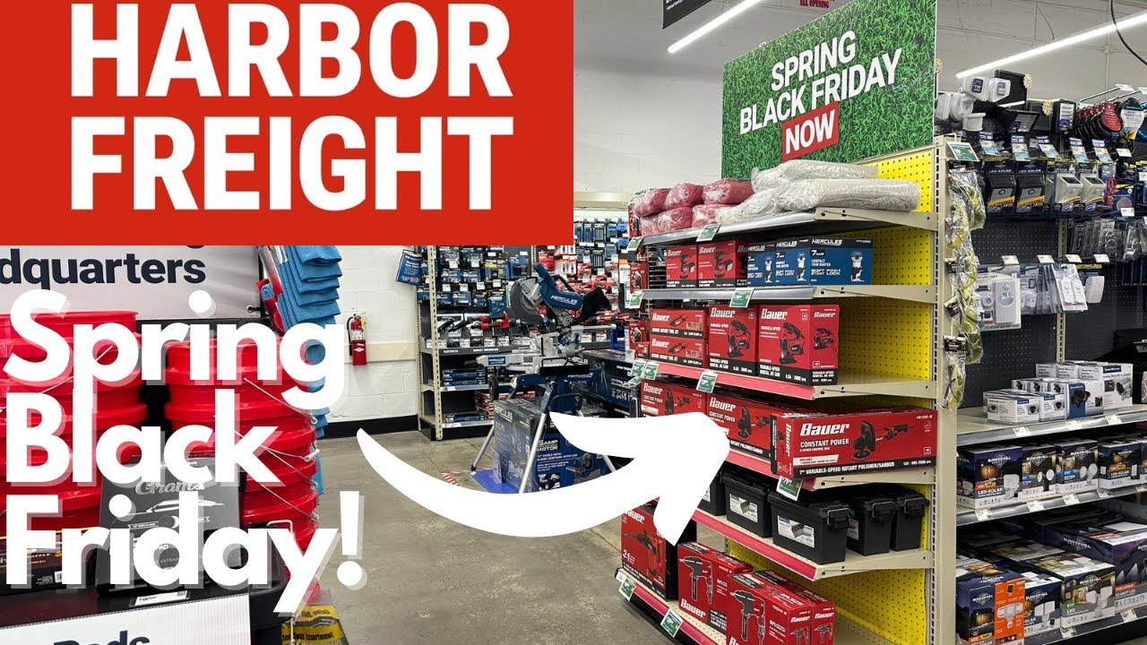 Harbor Freight Black Friday Deals This Spring Are INSANE