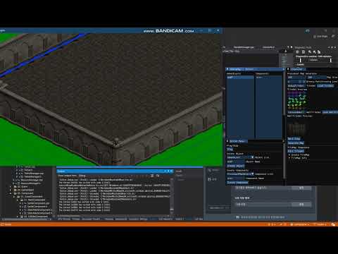 DirectX11 2D Portfolio - 절차적 맵 생성 ( 랜덤 맵 ) 벽 오브젝트 인스턴싱