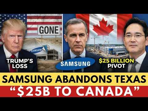 SOUTH KOREA JUST PULLED THE PLUG — SAMSUNG ABANDONS TEXAS, $25B SHOCK HITS THE U.S.