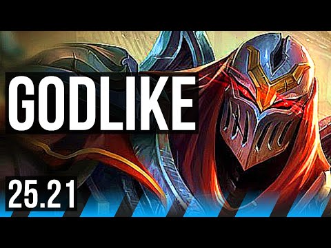 ZED vs YONE (MID) | 9/1/2, Godlike | KR Master | 25.21
