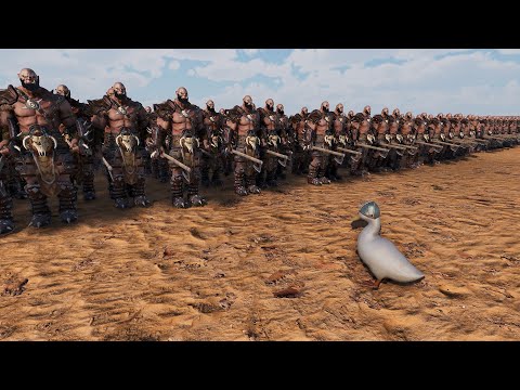 SUPER BATTLE DUCK vs 25,000 ORCS - Ultimate Epic Battle Simulator 2 | UEBS 2