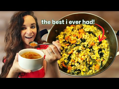 My cheap vegan soup recipe that even my picky husband & kids love!