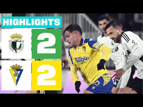 BURGOS CF 2 - 2 CÁDIZ CF I HIGHLIGHTS LALIGA HYPERMOTION