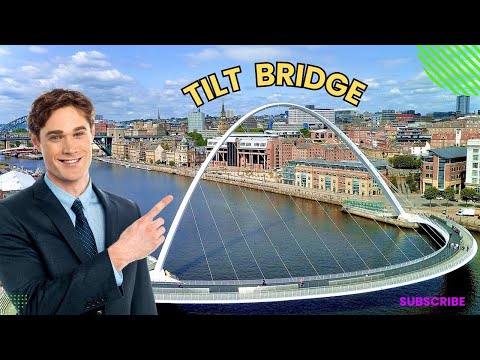 Tilting Opening Newcastle Gateshead Millennium Bridge || most info