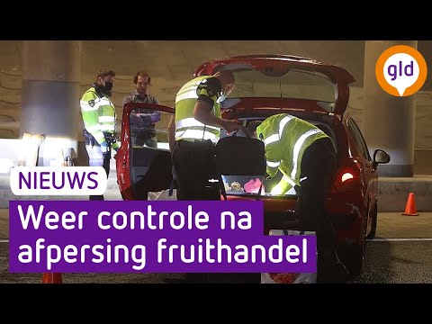 Politie controleert wederom bij afgeperste fruithandel