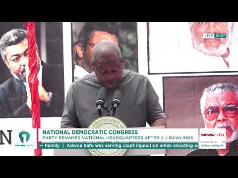 Prez Mahama Pays Tribute to Rawlings’ Legacy of Accountability