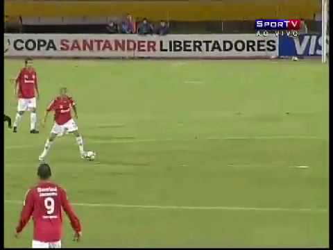 Deportivo Quito-EQU 1 x 1 Internacional pela Taça Libertadores 2010