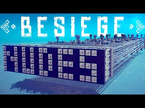 Besiege Best Creations - Reinhardt From Overwatch - A Besiege Picnic & More! - Besiege Gameplay