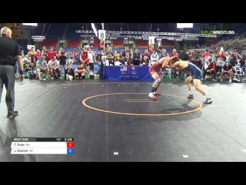 Junior FS 160 Round of 64 - Timothy Suter (NJ) vs. Jakob Discher (UT)