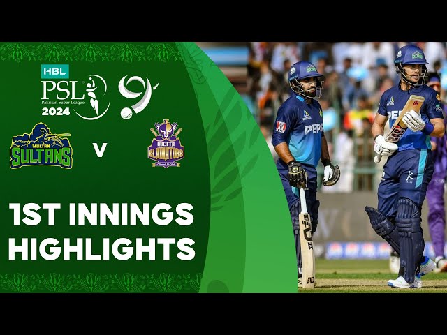 1st Innings Highlights | Multan Sultans vs Quetta Gladiators | Match 11 | HBL PSL 9 | M1Z2U
