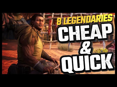 OUTRIDERS - HOW TO GET THE 8 LEGENDARIES THAT TIAGO SELLS IN LESS THAN 15 MINS. (REQUIRES 2 PLAYERS)
