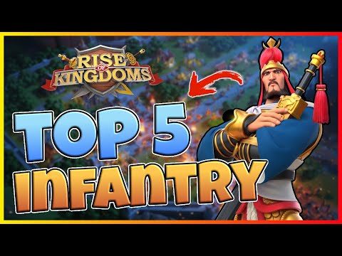 TOP 5 INFANTRY For Open Field in Rise of Kingdoms [with Duke from Infantry's Fortress]