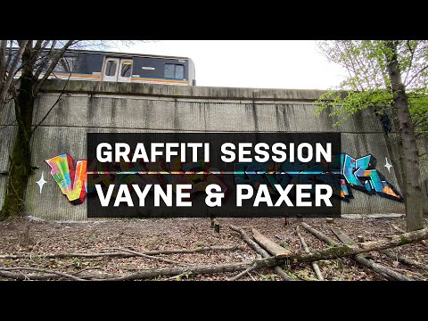Graffiti Session: VAYNE X  PAXER Sculpture Pieces