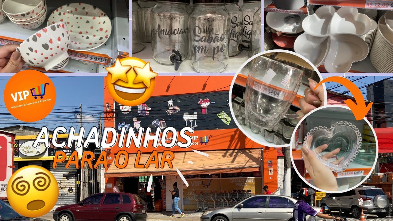 😱TUDO POR R$12,00 REAIS | ACHADINHOS PARA CASA • TOUR NA LOJA VIP 12