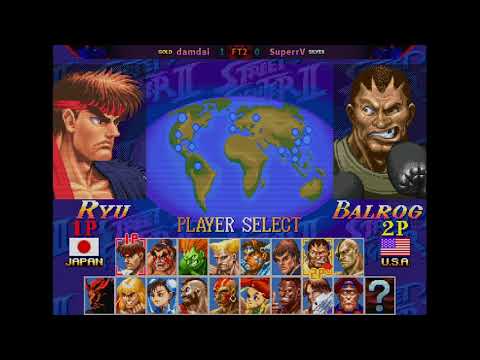 damdai [Ryu] vs. SuperrV [Boxer] - FT2 - Super Street Fighter II Turbo: New Legacy v0.5