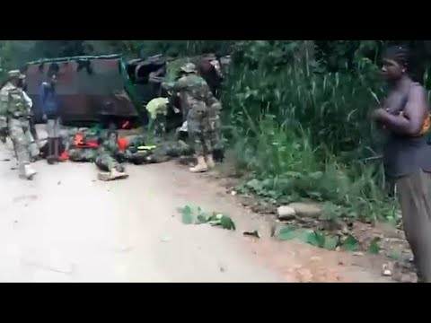 Ghana Armed Forces explains viral video of soldiers involved in accident