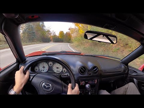 Modified 2003 Turbo Miata - POV Driving Impressions