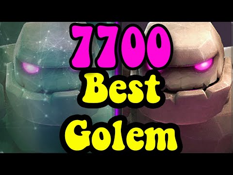 Strongest  Golem Deck this season 🏆LIN I Cheetah✨ 7700 👈 clash Royale