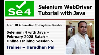 Mastering Selenium 4 with Java: Java OOPS Concepts, Inheritance, Polymorphism - Feb2025 Batch -S5