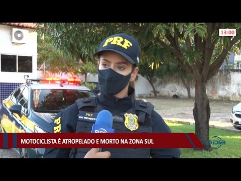 Motociclista colide com pedra de concreto, é atropelado por caminhão e morre na BR-316 16 07 2021