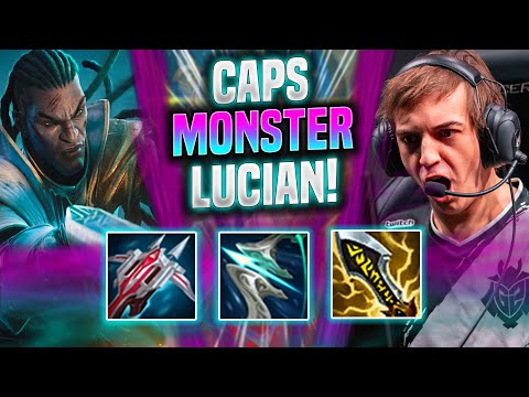CAPS IS A MONSTER WITH LUCIAN! - G2 Caps Plays Lucian Mid vs Anivia! | Season 2022