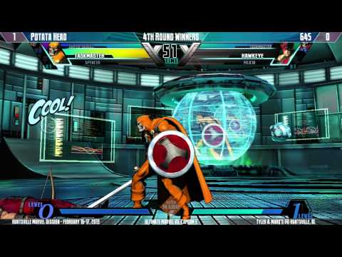 Huntsville UMvC3 Session - [MARQ] Potato Salad vs [MARQ] Sixfortyfive