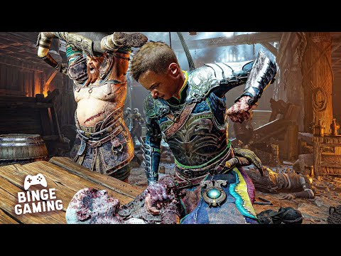 God of War Ragnarok - All Best Atreus Action Scenes & Badass Moments (4K)