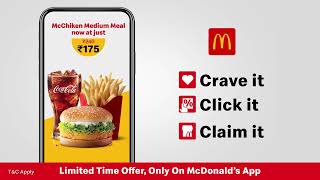 McDonald's Meal Deals | McAloo Tikki & McChicken Regular Meal - McDonald's India