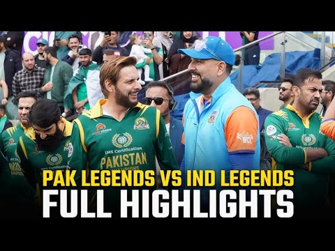Pakistan Legends vs India Legends | WCL 2025 Full Highlights