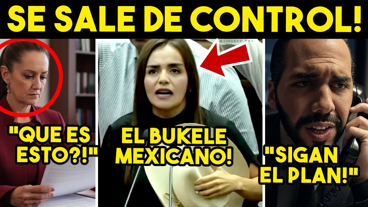 SALE EL PEINE! EU APRIETA, METE A BUKELE EN MEXICO, CASO CARLOS MANZO. CLAUDIA EN LA MIRA. HOY